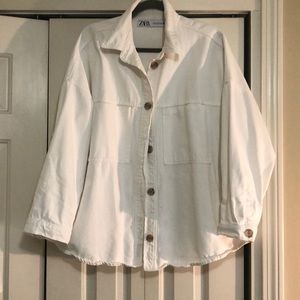 Zara Oversized Cotton Overshirt